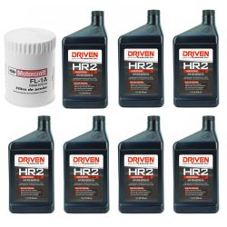Driven Racing Oil Oil Change Kit HR1 High Zinc Conventional 15W-50 6-Cylinder Bronco 1966-1977