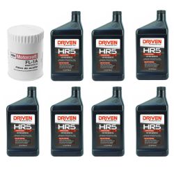 Driven Racing Oil Oil Change Kit HR5 High Zinc Conventional 10W-40 6-Cylinder Bronco 1966-1977