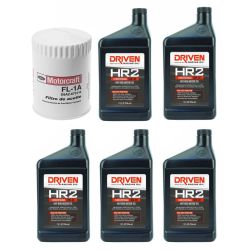 Driven Racing Oil HR2 Conventional Oil Kit High Zinc 10W-30 With Motorcraft Oil Filter Mustang 1965-1973