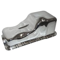 CJ Classics Oil Pan Chrome Stock Replacement Mustang 351W 1969-1973