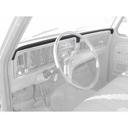 Dash Pad Ford Tooling Black F-100/F-150/F-250/F-350 1973-1979