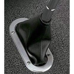 Lokar Emergency Hand Brake Boot Kit Floor Mount With Billet Aluminum Trim