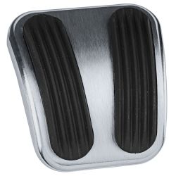 Lokar Emergency Brake Pedal Pad Billet Brushed Bronco 1966-1977