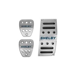 Drake Muscle Cars Pedal Cover Billet With Shelby Logo Set Manual Mustang 2005-2023