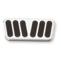 Lokar Automatic Brake Pedal Pad With Brushed Finish Chevrolet C10 1973-1975