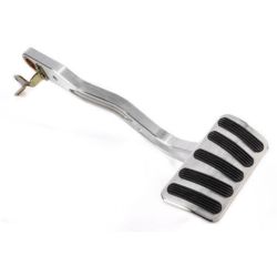 Lokar Automatic Brake Arm And Long Pad With Brushed Finish Chevrolet C10 1967-1972