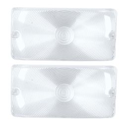 Parking Light/Turn Signal Lens Clear Pair F-100/ F-250/ F-350 1959-1964