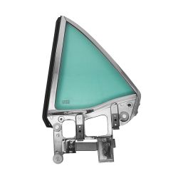 CJ Classics Quarter Window Assembly Driver Side With Tinted Glass Convertible Mustang 1967-1968