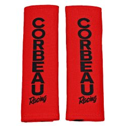 Corbeau Seat Belt Harness Pad Red 3" Wide Pair