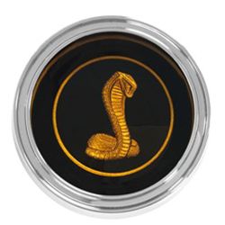 Legendary Wheel Co. Wheel Center Cap With Shelby Cobra Logo And Black Insert 1965-1973