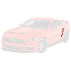 Cervini Quarter Panel Side Scoop C-Series Unpainted Pair Mustang 2015-2023