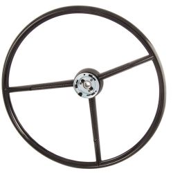Steering Wheel 17" Black Without Horn Button F-100/F-250/F-350 1961-1970