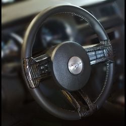 Trufiber Steering Wheel Insert LG112 Carbon Fiber Kit Mustang 2010-2014
