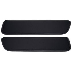 Distinctive Industries Sun Visors Black Pair Bronco 1966