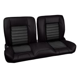 TMI Split Back Bench Seat 60" Pro-Series Sport Black With Black Stitch