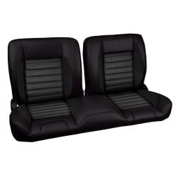TMI Split Back Bench Seat 60" Pro-Series Sport R Black With Black Stitching