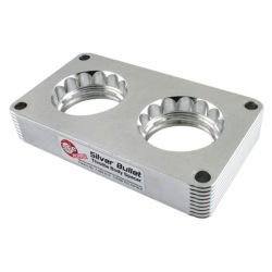 aFe Throttle Body Spacer Power Silver Bullet Mustang GT 2005-2010