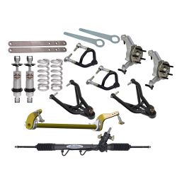 Total Control Products Front Subframe Suspension Kit Ultimate Pro-Touring System With Small Block Ford Springs Mustang 1965-1970