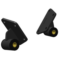 Total Control Products Motor Mount Steel Pair For TCP Front Subframe Clip 390/427/428 1965-1973