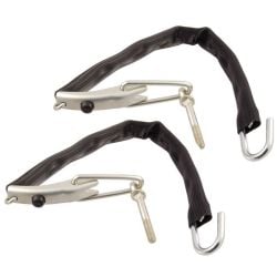 Tailgate Chain And Bracket Rubber Covered Pair Step Side F-100 1953-1972