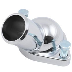 CJ Classic Trucks Thermostat Housing Steel Chrome Standard O-Ring Style Small Block/Big Block Chevy Engine 1960-1968