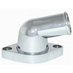 CJ Classic Trucks Thermostat Housing Aluminum Chrome 15 Degree Swivel Small Block/Big Block Chevrolet