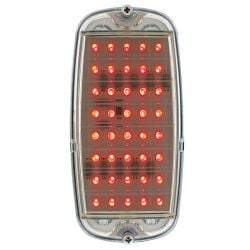 LED Taillight Assembly With Clear Lens For Fleetside Bed Chevrolet C10 1960-1966