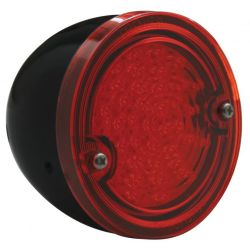 LED Taillight Assembly w/ Black Housing/ Red Lens Stepside Chevy C10 60-66