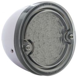LED Taillight Assembly w/ Stainless Housing/ Clear Lens Stepside Chevy C10 60-66