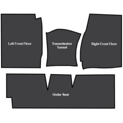 ACC Carpets Sound Deadener Kit Chevrolet C10 1960-1966