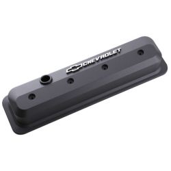 PROFORM Valve Cover Tall Black Crinkle Slant-Edge W/ Raised Logo Pair 305/307/327/350 Gen II Small Block Chevrolet C10 1987/ C/K Truck 1987-1998