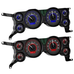 Dakota Digital Gauge Instrument Cluster Assembly VHX With Carbon Fiber Style Face Mustang 1979-1986