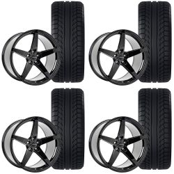 Velgen Wheels Lightweight Series Classic5 V2 Wheel And Tire Package 20