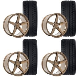 Velgen Wheels Lightweight Series Classic5 V2 Wheel And Tire Package 20