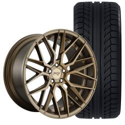 Niche Gamma Wheel And Tire Package 19”X8.5” Matte Bronze Focus ST 2013-2018/ Focus RS 2016-2018