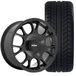 Rotiform TUF-R Wheel And Tire Package 18”X8.5” Gloss Black Focus ST 2013-2018/ Focus RS 2016-2018