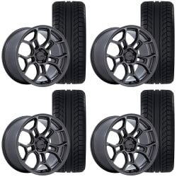 American Racing Matte Gunmetal 19