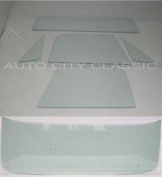 Complete Glass Kit 6-Piece Clear For Large Deluxe Rear Window Chevrolet C10 1967