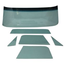 Complete Glass Kit 6-Piece Clear For Large Deluxe Rear Window Chevrolet C10 1968-1972