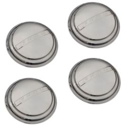 Hub Cap With Ford Lettering Stainless Steel Set F-100 1948-1956
