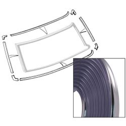 Windshield Molding Kit Chrome Narrow F-100 1977-1979