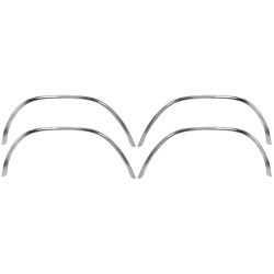 Wheel Opening Molding Aluminum Set F-100 1973-1979