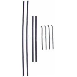 Precision Parts Beltline And Glass Run Weatherstrip Kit For Metal Frame Glass Chevrolet C10 1960-1963