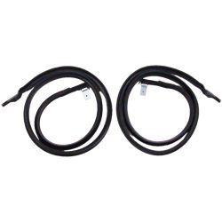 Precision Parts Upper Door Seals Rubber Glue-On  Pair Chevrolet C10 1978-1982