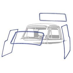 Cab Weatherstrip Kit Without Groove For Chrome F-100 1953-1955