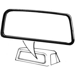 Rear Window Weatherstrip With Groove For Chrome Trim F-100 1967-1972