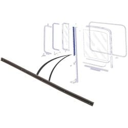 Vent Window Seal Rear Edge Pair F-100 1956