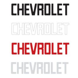 Jim Osborn Tailgate Decal Letters Chevrolet Fleetside C10 67-72