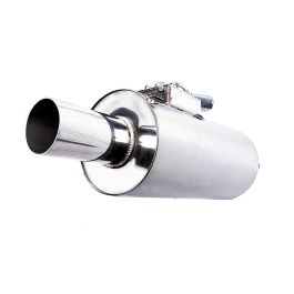 XForce Muffler Varex Round 7”x16” W/ 3” Inlet/Tip Universal