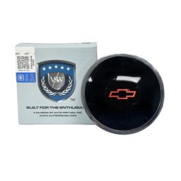 VSW Horn Button Black w/Chevy Bow Tie Red Chevy C10 60-87
